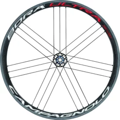 Campagnolo® Campagnolo Bora Ultra 35 Laufradsatz (Drahtreifen) -Outlet Fahrradschläuche Store Campagnolo Bora Ultra 35 Clincher Wheelset 2018 Pedometers Bright Label 2018 CPW509EB 1