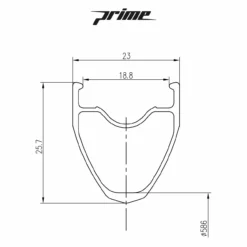 Prime Baroudeur V2 Tubeless Set -Outlet Fahrradschläuche Store Prime Baroudeur Road Wheelset Wheel Sets Black PBRW700B 34