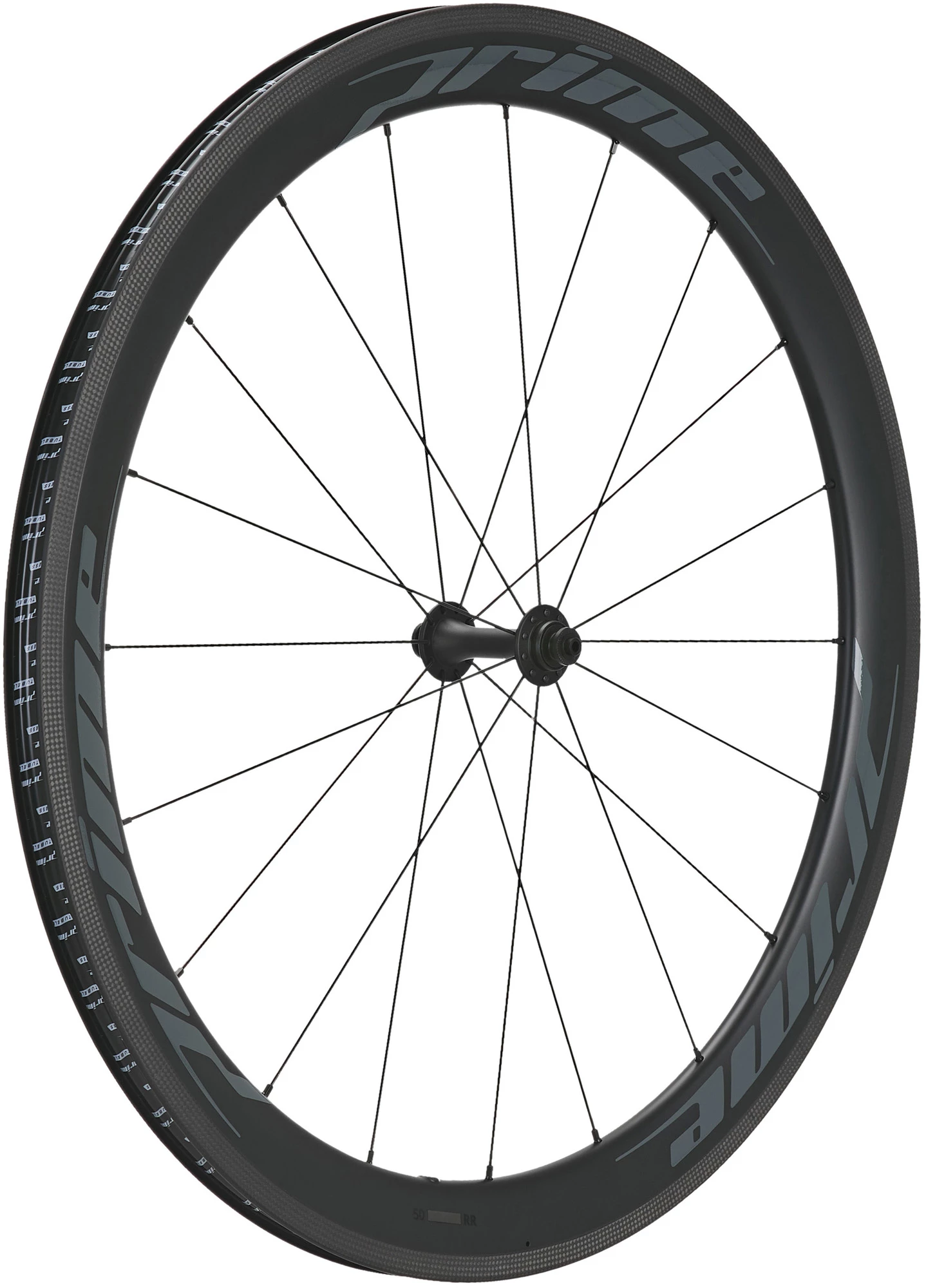 Prime RR-50 Carbon Drahtreifen Laufradsatz (Schwarz, 10/11-fach) 2 Prime RR-50 Carbon Drahtreifen Laufradsatz (Schwarz, 10/11-fach) – Bild 2