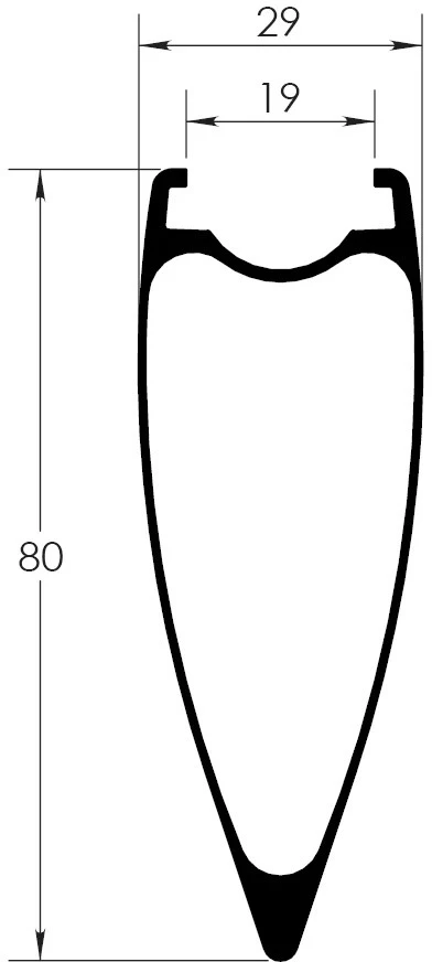 Reynolds® Reynolds Aero 80 Front Carbon Road Wheel 3 Reynolds® Reynolds Aero 80 Front Carbon Road Wheel – Bild 3