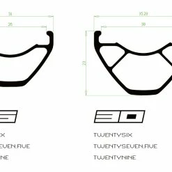 Hope Fortus 35 MTB Rim -Outlet Fahrradschläuche Store prod190020 Black NE 04