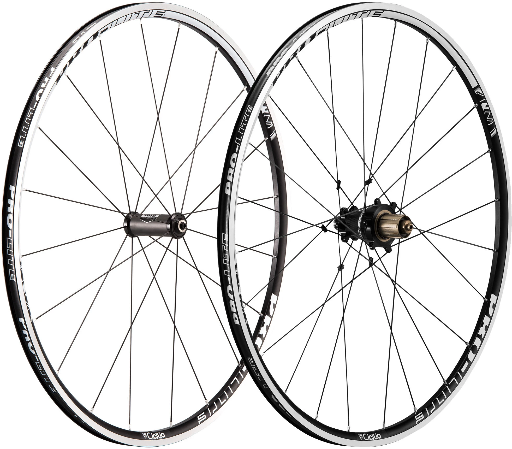 Pro-Lite Pro Lite Cicilia A21W Alloy Road Wheelset 1 Pro-Lite Pro Lite Cicilia A21W Alloy Road Wheelset